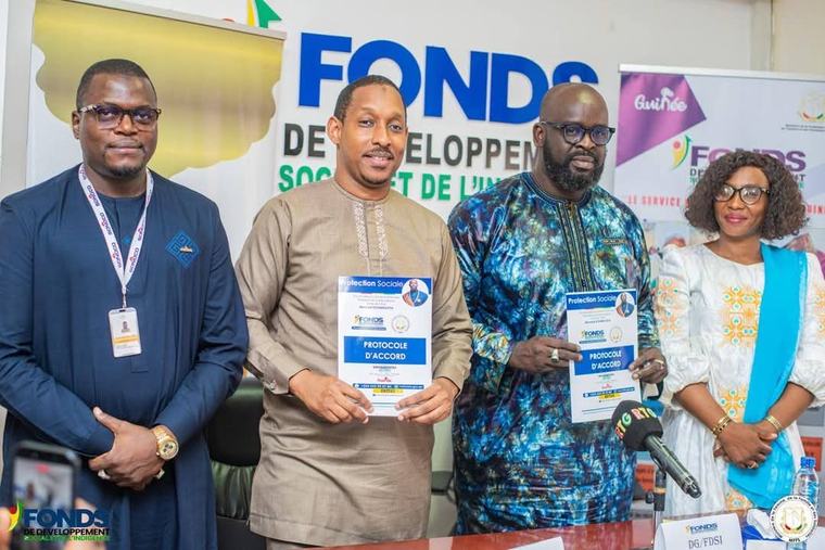 FDSI–SONOCO WAQF : un partenariat de cinq ans pour renforcer la protection sociale en Guinée