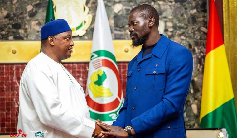 Guinée-Gambie : Doumbouya et Barrow scellent un partenariat stratégique à Conakry