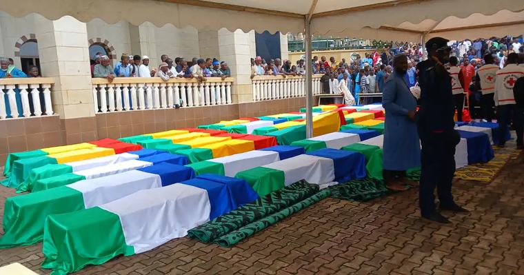 Éboulement de Dar es Salam : les 36 victimes inhumées au cimetière des Martyrs de Bambéto